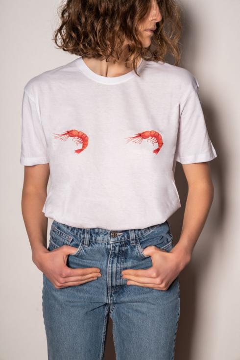 Cruditè T-shirt - Tartare di gamberi