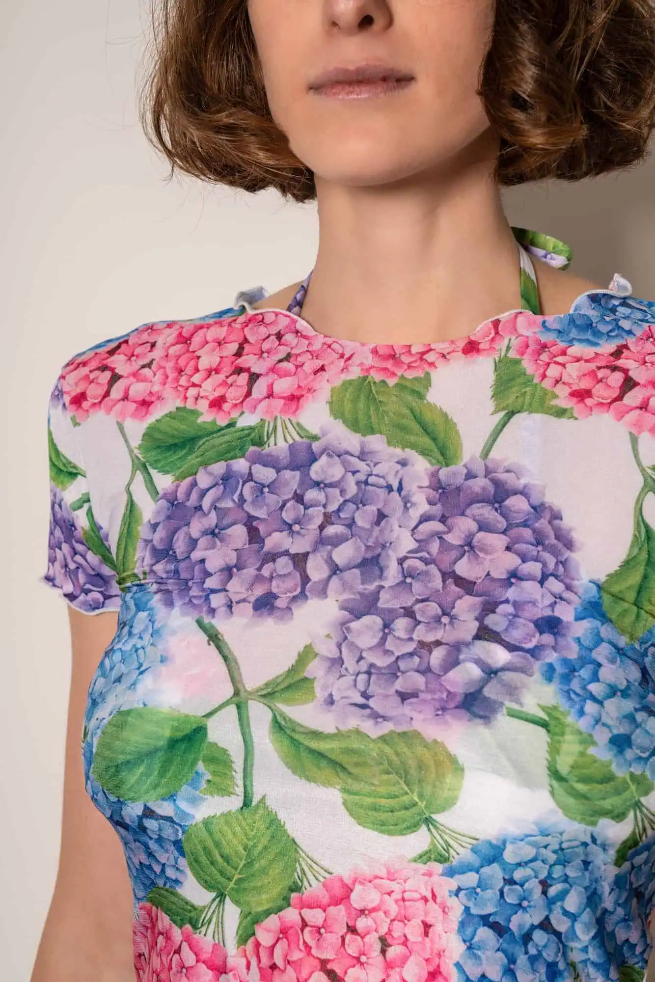 Ortensia Crop T-Shirt - immagine 2