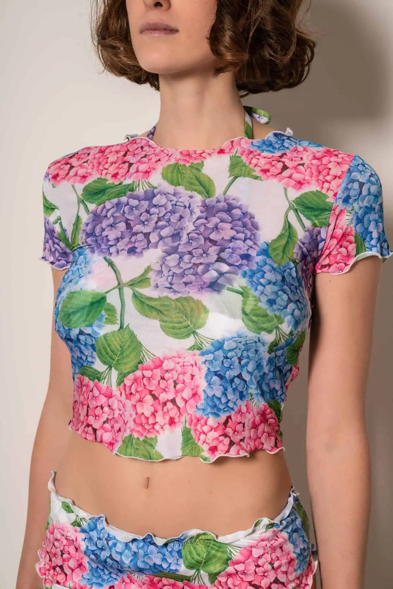 Ortensia Crop T-Shirt - immagine 3