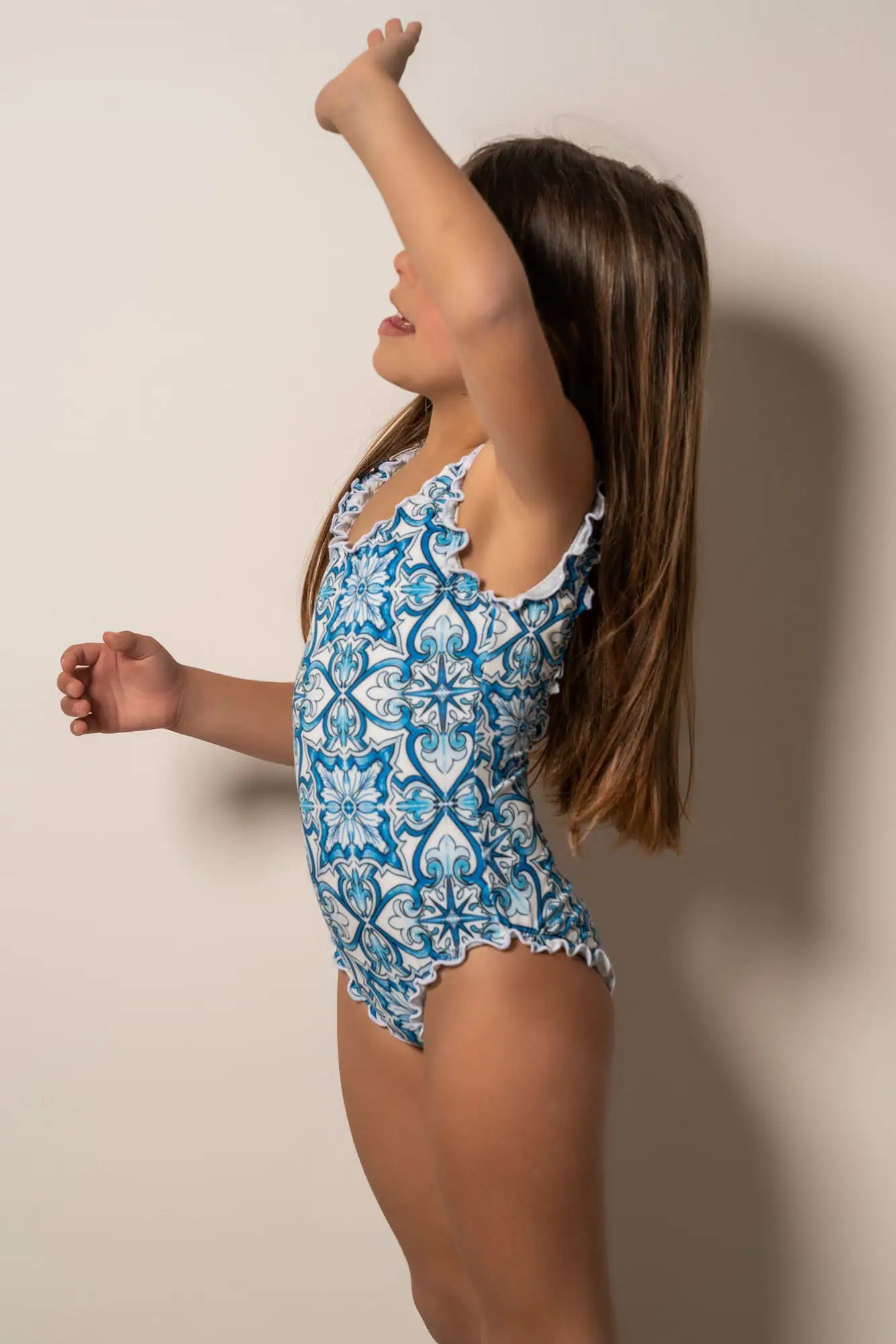 Baby One-Piece Frou Frou - Blue Maiolica - Image 2