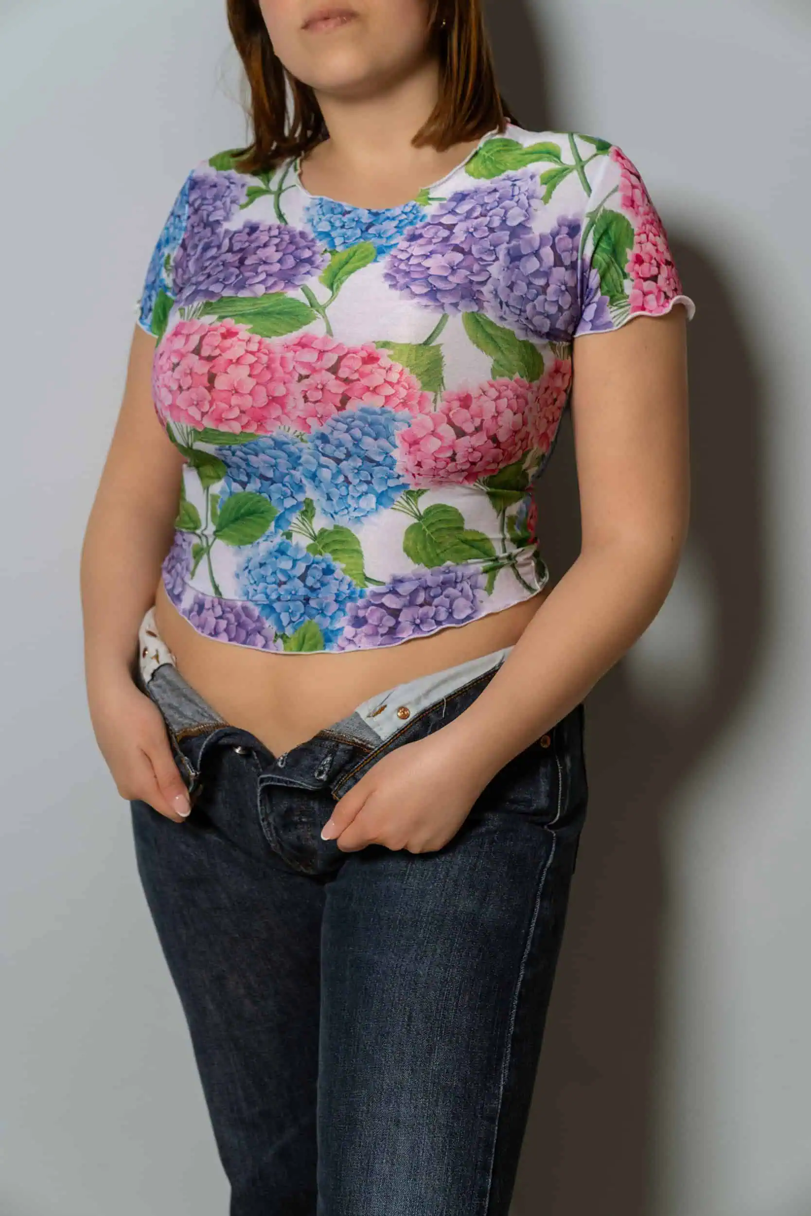 Ortensia Crop T-Shirt - immagine 4