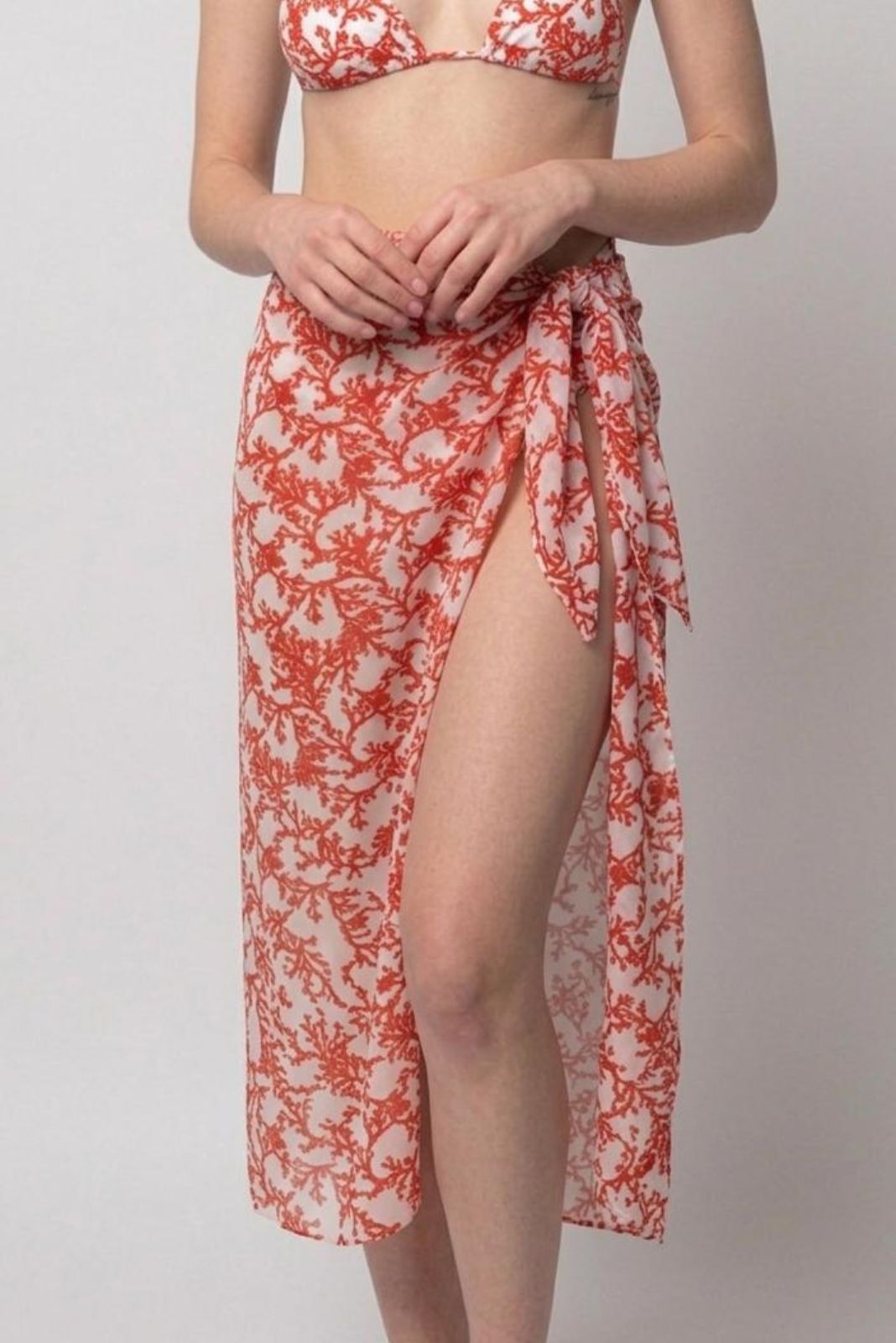 coral sarong