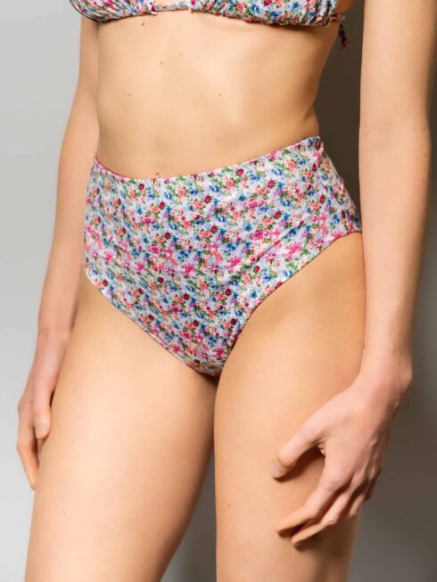Aurora Micro Flowers Bikini Bottom
